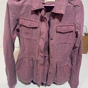 Altar'd State Mauve Utility Jacket